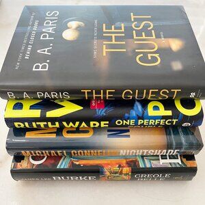 Four Book Hard Cover Suspense and Thriller Bundle